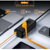 Tessan 6 In 1 Power Strip 2xSchuko 2xUsb 2xTYPE-C 30W With Cable 2M Black - (TS-FS01DE00)