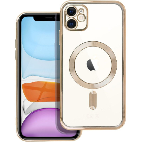 Is Tpu Mag Electro Iphone 11 Trans Gold Backcover - (MAGETPUIP11G)