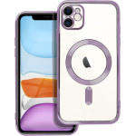 Is Tpu Mag Electro Iphone 11 Trans Purple Backcover - (MAGETPUIP11P)