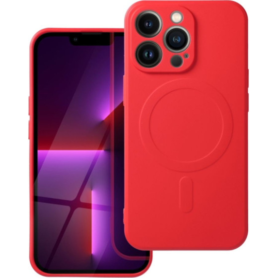 Is Tpu Silicone Mag Iphone 16 Pro Red Backcover - (SILMAGIPH16PRR)