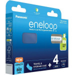 Panasonic Eneloop & Storage Case ����������������� ��������� Aaa Ni-Mh 800mAh 1.2V 4��� - (37462028)