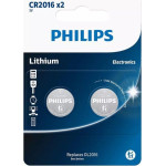 Philips �������� ������ Blister 2���. 3V - (CR2016P2/01GRS)