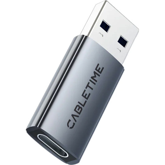 Cabletime ���������� USB-C �� Usb 10Gbps, 15W, ���� - (CT-AMCF10-AG)