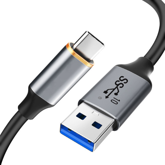 Cabletime ������� USB-C �� Usb CT-AMCMG2, 60W, 10Gbps, 1.5m, ����� - (CT-AMCMG2-AG15)