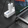 Cabletime ������� USB-C �� USB-C CT-USB4, 240W, 40Gbps, 8K/60Hz, USB4, 1m, ����� - (CT-USB4-AB1)