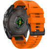 Tech-Protect Replacment Band Silicone For Garmin Fenix 5 / 6 / 6 Pro / 7 / 8 / E (47mm) Orange - (TPRGF8O)