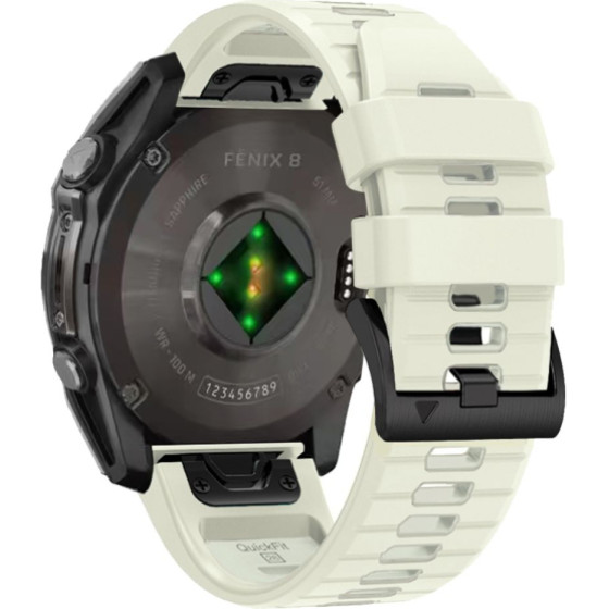 Tech-Protect Replacment Band Silicone For Garmin Fenix 5 / 6 / 6 Pro / 7 / 8 / E (47mm) Titanium - (TPRGF8T)