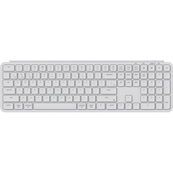 Keychron B6 Pro Ultraslim Wireless Bt Keyboard Zmk Online Customization - Ivory White Us - (B6P-K8)