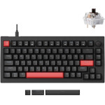 Lemokey X4 Qmk Wired Mechanical Keyboard 75% Brown Switch Us Layout - (X4-A3)