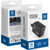 Blue Star Travel Charger Gan Pd QC4.0 65W 2 X Type C / 1 X Usb Port Black - (VT-43)