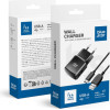 Blue Star Travel Charger 2A 10W + Data Cable Micro Usb 1.3m Black - (TFK-TC-1100B)