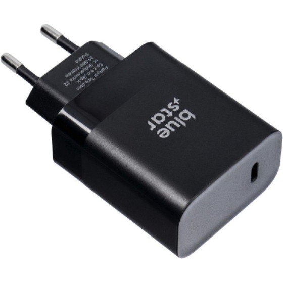 Blue Star Travel Charger Pd 3A QC4.0 45W Black - (TFB-TC-45W)