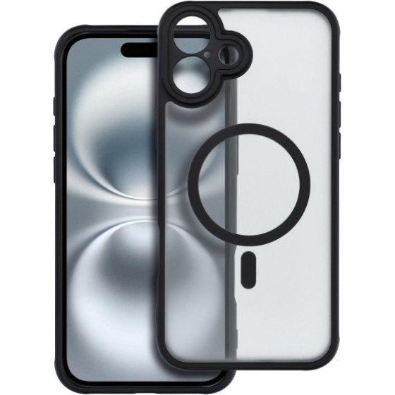 Is Tpu Full Matte Mag Iphone 16 Black Backcover - (MAGFMIPH16)