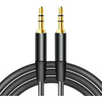 Maxlife Audio Cable 3.5mm Jack To 3.5mm Jack 1m Black - (MLAUDIO1MB)