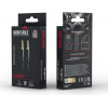 Maxlife Audio Cable 3.5mm Jack To 3.5mm Jack 1m Black - (MLAUDIO1MB)
