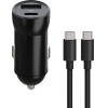 Maxlife Car Charger MXCC-04 Type C Port QC3.0 Pd / Usb Port + Data Cale Type C Black - (MXCC-04PD)