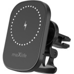 Maxlife Qi Wireless Charger Car Holder Magnetic 15W Black - (MXCH-16)