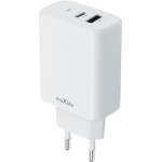 Maxlife Travel Charger Pd Qc 1 Port Type C 1 Port Usb 20W White - (MXTC-10-20AC)