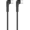 Maxlife Type To Type C Angle Data Cable 1m 60W Black - (MLTYPC60W)
