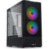 Lian Li Lancool 207 Black - Atx Pc Case (4 Argb FANS) 2 x Front 140 Pwm & 2 Bottom 120 Pwm Reverse - (G99.LAN207RX.00)