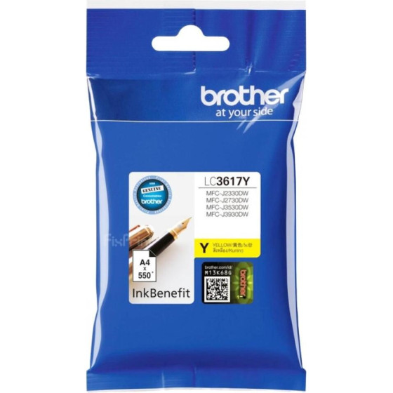 Brother ������ Inkjet LC-3617Y Yellow - (LC3617Y)