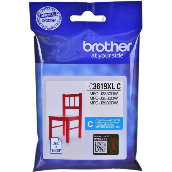 Brother ������ Inkjet LC-3619XLc Cyan - (LC3619XLC)