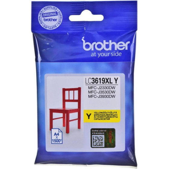 Brother ������ Inkjet LC-3619XLy Yellow - (LC3619XLY)