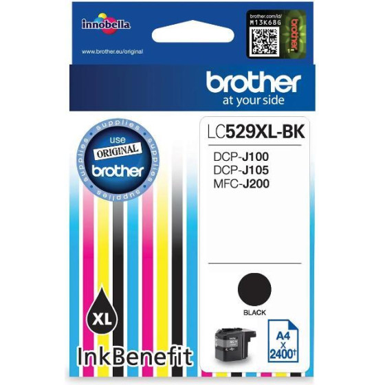 Brother ������ Inkjet LC-529XLbk Black - (LC529XLBK)