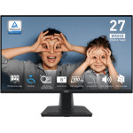 MSI Monitor Flat Ips QHD, 27'', 16:9, 300 CD/M2, 1300:1, 1MS, 100Hz, 2560x1440, 2xHDMI/1xDP/Hp OUT, 2x 2W SPEAKERS, BLACK, 2YW. - (Pro MP275Q)