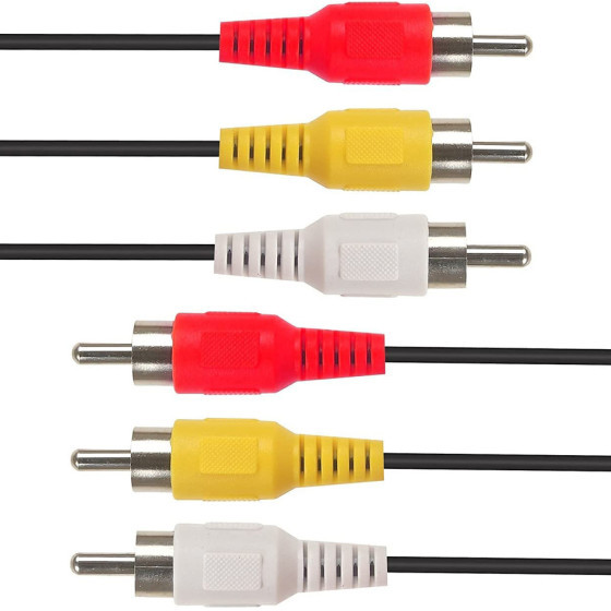 Cabletime ������� ���� 3x Rca �� 3x Rca AV240-33N, 1.5m, �����