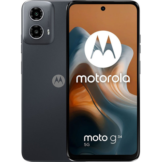 Motorola ������ Moto G34 XT2363-3 5G 6.5'' 4GB/128GB Dual Sim Black Nfc GR