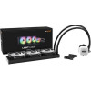 Bequiet Cpu Hydro Cooler Light Loop 360mm Intel Socket Lga 1700/1200/2066/1150/1151/1155, Amd AM5/AM4, Square Argb Illuminating Cooling BLOCK, 3x Fan Light Wings Lx 120mm Pwm High SPEED, BLACK, 3YW. - (BW022)