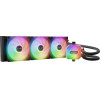 Bequiet Cpu Hydro Cooler Light Loop 360mm Intel Socket Lga 1700/1200/2066/1150/1151/1155, Amd AM5/AM4, Square Argb Illuminating Cooling BLOCK, 3x Fan Light Wings Lx 120mm Pwm High SPEED, BLACK, 3YW. - (BW022)