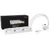 Bequiet Cpu Hydro Cooler Light Loop 360mm White Intel Socket Lga 1700/1200/2066/1150/1151/1155, Amd AM5/AM4, Square Argb Illuminating Cooling BLOCK, 3x Fan Light Wings Lx 120mm Pwm HIGH-SPEED, WHITE, 3YW. - (BW023)