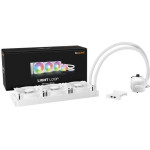 Bequiet Cpu Hydro Cooler Light Loop 360mm White Intel Socket Lga 1700/1200/2066/1150/1151/1155, Amd AM5/AM4, Square Argb Illuminating Cooling BLOCK, 3x Fan Light Wings Lx 120mm Pwm HIGH-SPEED, WHITE, 3YW. - (BW023)
