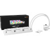 Bequiet Cpu Hydro Cooler Light Loop 360mm White Intel Socket Lga 1700/1200/2066/1150/1151/1155, Amd AM5/AM4, Square Argb Illuminating Cooling BLOCK, 3x Fan Light Wings Lx 120mm Pwm HIGH-SPEED, WHITE, 3YW. - (BW023)