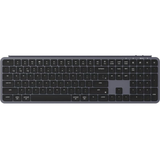 Keychron B6 Pro Ultraslim Wireless Bt Keyboard Zmk Online Customization - Gray Us Layout - (B6P-K1)
