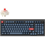 Keychron V5 Max QMK/Via Wireless (BT/2,4/Wired) Custom Mechanical Keyboard Red Switch Us - (V5M-D1)