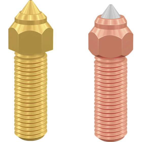 Creality Nozzle Kit x2 Brass & Steel For Ender-3 V3 Ke & K1 K1mAx (2023) - (4004020070)