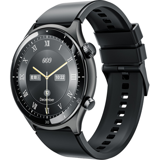 QCY Active Gt S7 Bt Call Watch Black - 3ATm Waterproof, 120 Sports (Auto-Detect Sport A.I.) - (6957141409435)