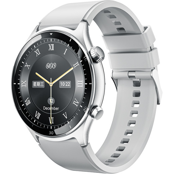 QCY Active Gt S7 Bt Call Watch Gray - 3ATm Waterproof, 120 Sports (Auto-Detect Sport A.I.) - (6957141409442)