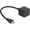 DeLock Hdmi Splitter �� Ethernet, 2 �� 1, 1080p, ����� - (65226)
