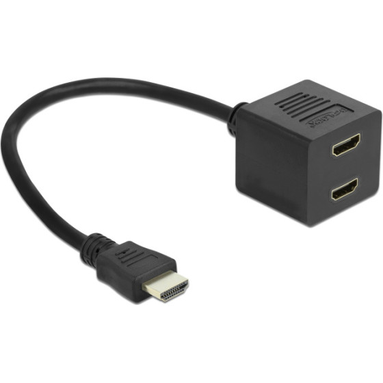 DeLock Hdmi Splitter �� Ethernet, 2 �� 1, 1080p, ����� - (65226)
