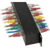DeLock Patch Panel 19''/1U, Cat 6, 24x Coupler RJ45 ports, ����� - (43295)