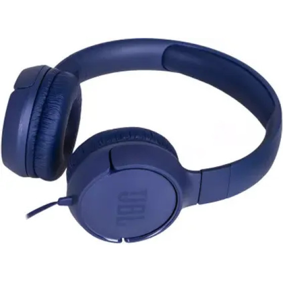 JBL Wired Headphones Tune 500 Blue - (JBLT500BLU)