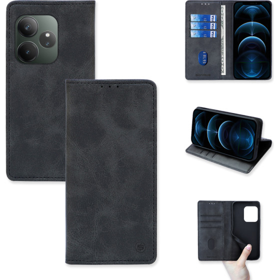Sonique ���� ��������� Vintage Magnet Wallet Realme Gt 6 5G �����