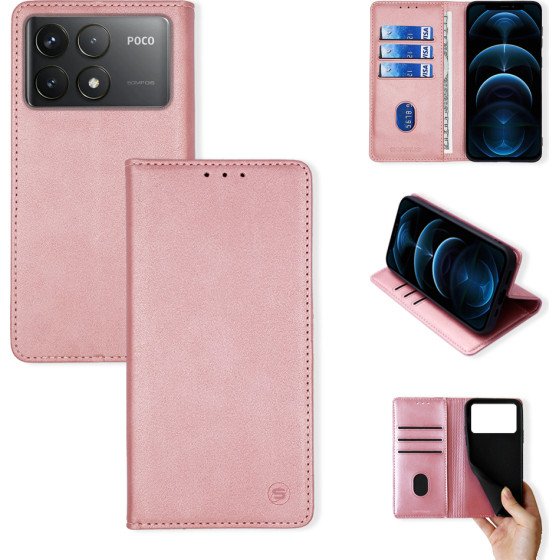 Sonique ���� ��������� Vintage Magnet Wallet Xiaomi Poco F6 Pro 5G ��� �����