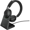 Jabra Evolve2 65 Stereo Uc & Charging Cradle USB-C Wireless Black - (26599-989-889)