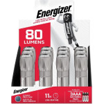 Energizer Metal Led Pocket Flashlight 3AAa Included 80lm MLHH32
