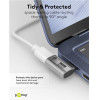 Goobay ���������� USB-C �������� 90�, USB4, 240W, 40Gbps, 8K, ���� - (74441)